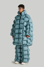 SQUARE GOOSE DOWN COAT