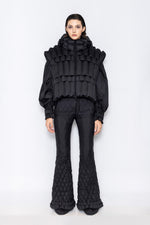 RAXXY CLASSIC SLUB HOODED GOOSE DOWN VEST