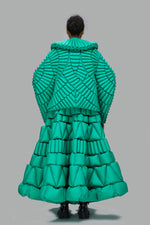 PLANT STEM LEAF VEIN TEXTURE GEOMETRIC ART SILHOUETTE JACKET