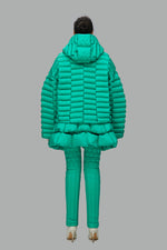 3D STEREO STRIPE DOWN JACKET