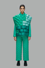 5D GREEN WALL DOWN VEST