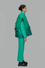 5D GREEN WALL DOWN VEST