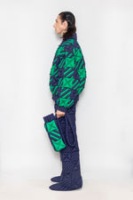 RAXXY VICHY CHECK GOOSE DOWN JACKET