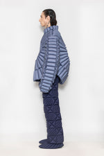 RAXXY CLASSIC "CURVED ARC" TEXTURE GOOSE DOWN JACKET