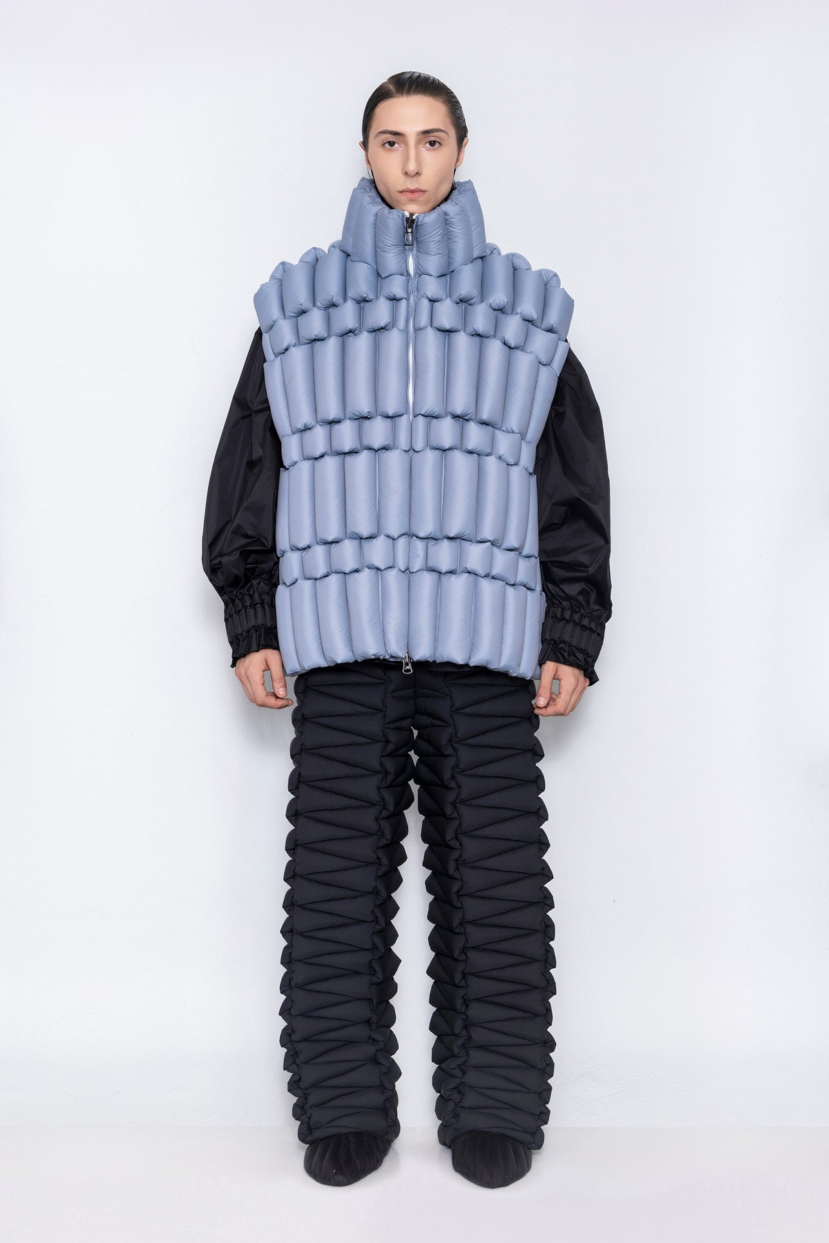 RAXXY CLASSIC SLUB GOOSE DOWN VEST