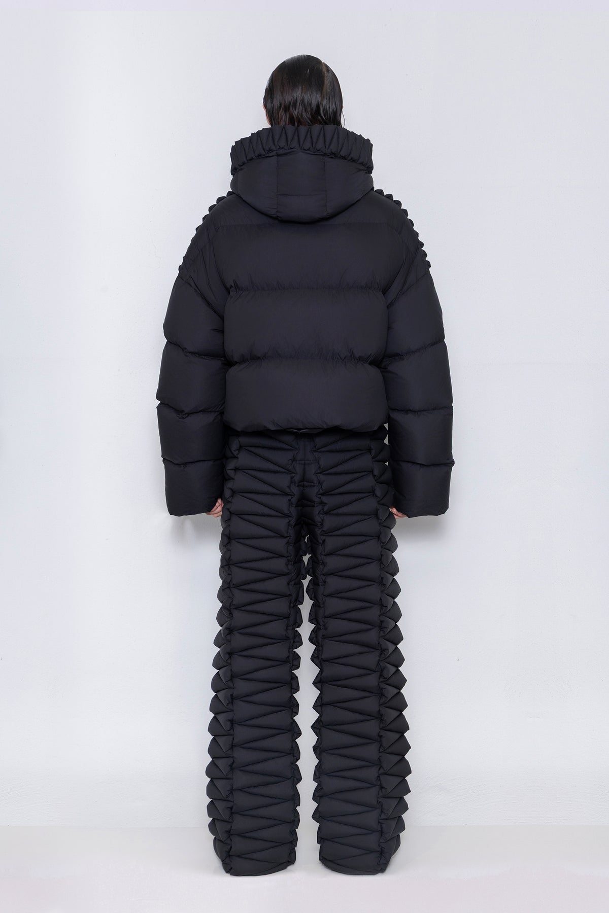 RAXXY CLASSIC HOODED GOOSE DOWN JACKET