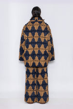RAXXY "MORNING GLORY" TEXTURE LAPEL GOOSE DOWN COAT
