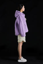 5-DIMENSIONAL CROCODILE HOODED PULLOVER GOOSE DOWN JACKET