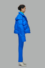 CLASSIC LOOSE FIT BIKER DOWN JACKET