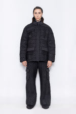 RAXXY HERRINGBONE GOOSE DOWN JACKET