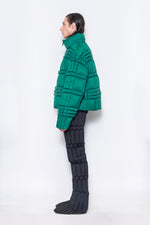 RAXXY CLASSIC SCOTTISH TARTAN GOOSE DOWN JACKET