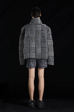 CYBERPUNK BULLET STYLE SQUARE GOOSE DOWN JACKET