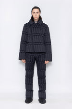 RAXXY CLASSIC SLUB GOOSE DOWN BIKER JACKET