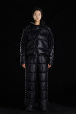 KIRIN PATTERN DECORATION GOOSE DOWN RIDER JACKET