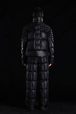 KIRIN PATTERN DECORATION GOOSE DOWN RIDER JACKET