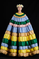 5-DIMENSIONAL GOOSE DOWN DRESS