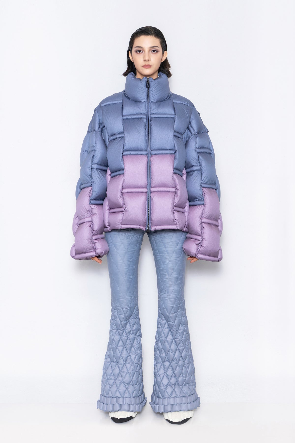 RAXXY CLASSIC GRADIENT WOVEN GOOSE DOWN JACKET