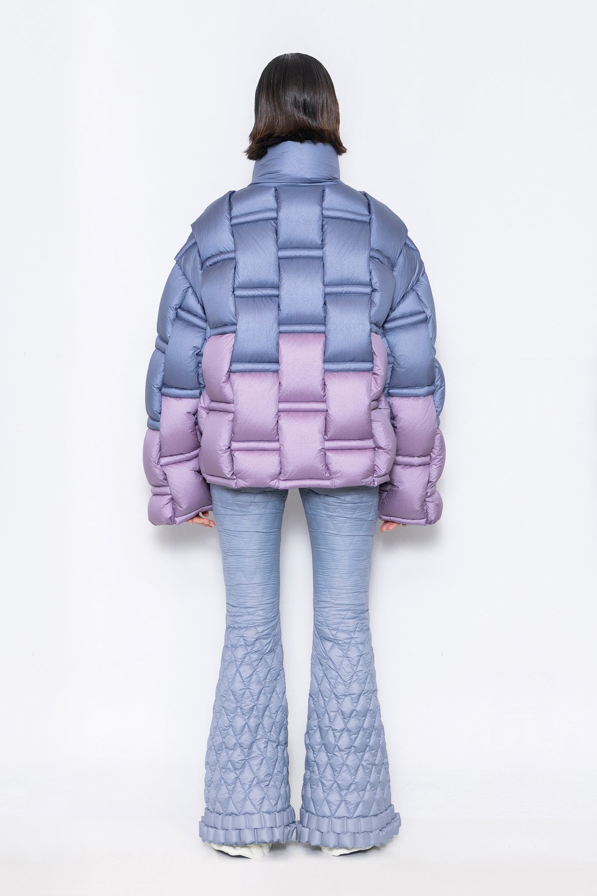 RAXXY CLASSIC GRADIENT WOVEN GOOSE DOWN JACKET