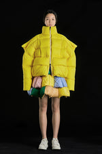 CLASSIC DECONSTRUCTED GREAT WALL TEXTURED GOOSE DOWN JACKET