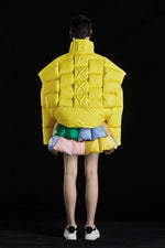 CLASSIC DECONSTRUCTED GREAT WALL TEXTURED GOOSE DOWN JACKET