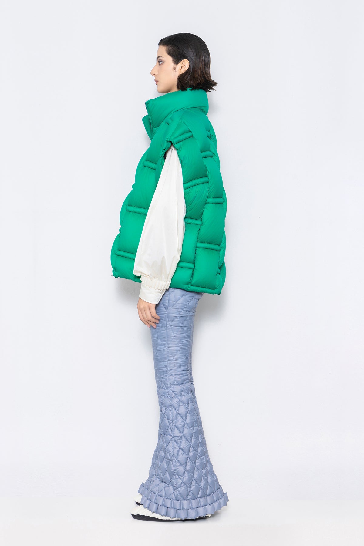 RAXXY CLASSIC WOVEN GOOSE DOWN VEST