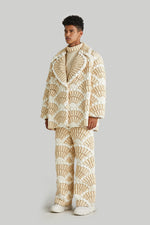 "FAN FIREWORK"GOOSE DOWN COAT