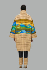 THE VAST LAND HAUTE COUTURE DOWN TRENCH COAT