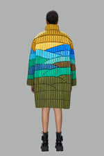 THE VAST LAND BAMBOO PATTERN DOWN WINDBREAKER