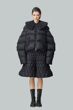 BAMBOO TRIM RING COLLAR DOWN JACKET