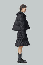 BAMBOO TRIM RING COLLAR DOWN JACKET