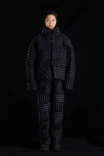 5-DIMENSIONAL MIXED BRAIDED GOOSE DOWN JACKET