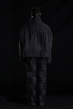 5-DIMENSIONAL MIXED BRAIDED GOOSE DOWN JACKET