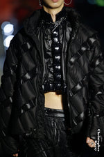 5-DIMENSIONAL GREAT WALL TWILL LIGHT AND DARK GOOSE DOWN JACKET