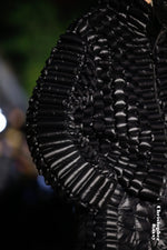 FUTURISTIC ANACONDA TEXTURE GOOSE DOWN JACKET