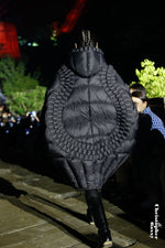5-DIMENSIONAL WOVEN DECORATIVE PORCELAIN GOOSE DOWN JACKET